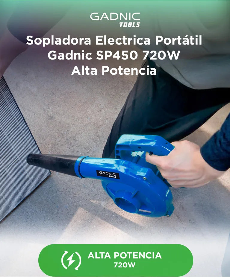 Sopladora Eléctrica Gadnic SP450 720W Alta Potencia