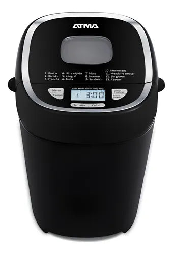 Horno De Pan Atma 550w 900 Grs Display Lcd
