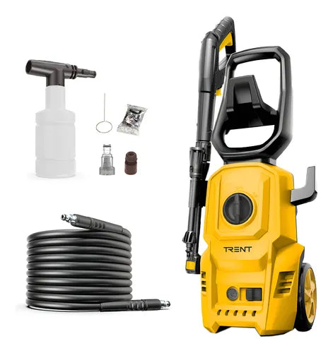 Hidrolavadora Electrica Trent HLT307 1400W Alta presion 1600 Psi 110 Bar con Accesorios