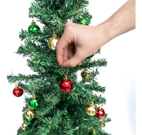 Árbol de Navidad 120 cm + Kit Completo de Decoración