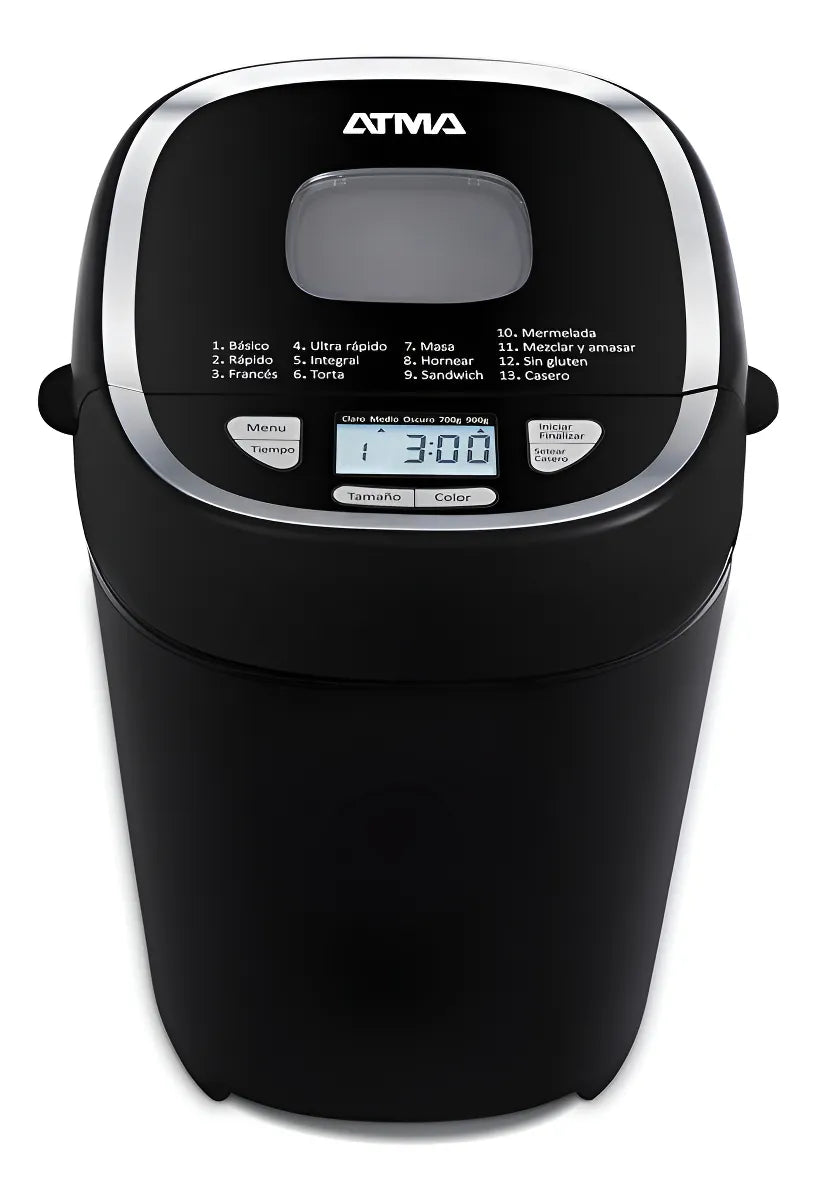 Horno De Pan Atma 550w 900 Grs Display Lcd