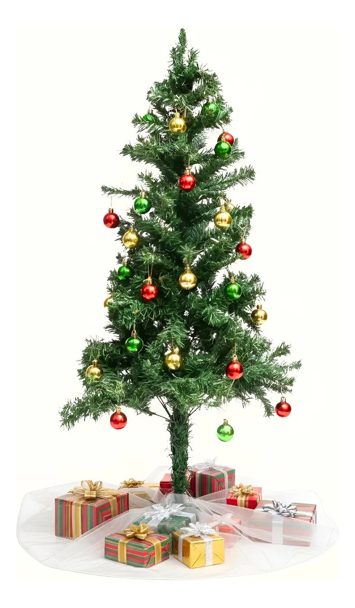 Árbol de Navidad 120 cm + Kit Completo de Decoración